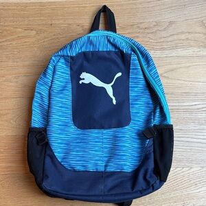 Puma Vibrant Blue and Black Backpack